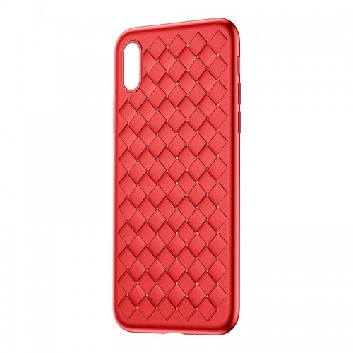 Чехол силиконовый Weaving case iPhone X/Xs (Red)