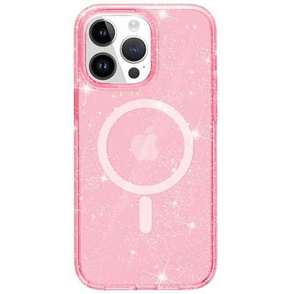 Чохол MaiKai Glitter Case with Magsafe для iPhone 14 (Pink)