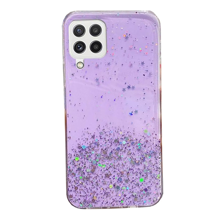 Чохол MaiKai Glitter для Samsung A22 4G (фіолетовий)