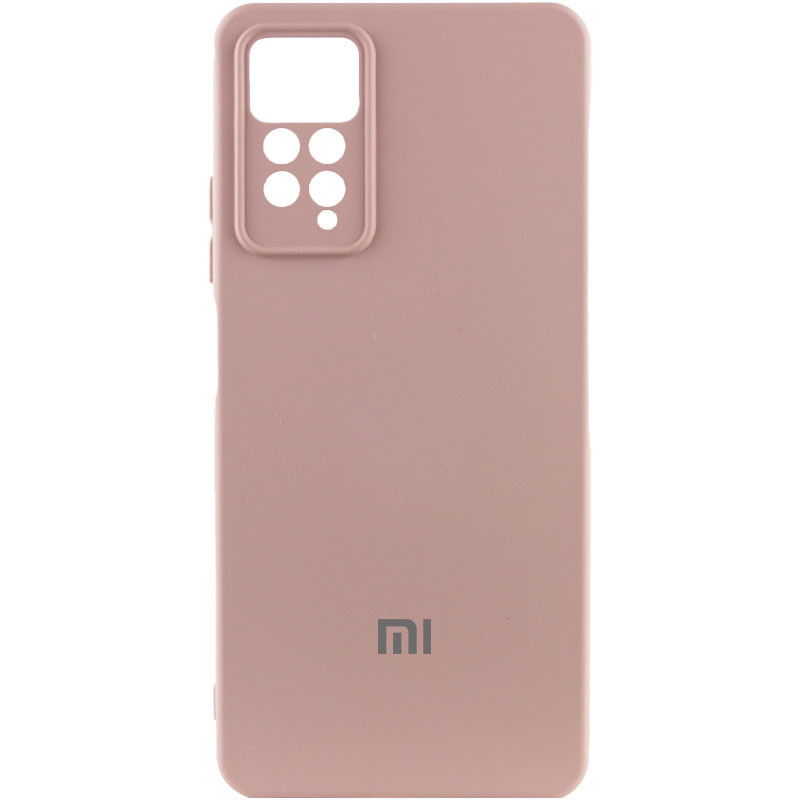 Чохол Silicone Cover Lakshmi Full Camera (AAA) with Logo для Xiaomi Redmi Note 11 Pro 4G / 12 Pro 4G (Рожевий / Pink Sand)