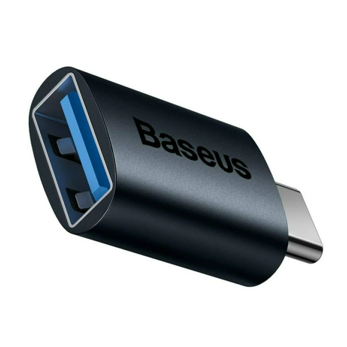 Перехідник Baseus Ingenuity Mini OTG USB 3.1 to Type-C (синій)