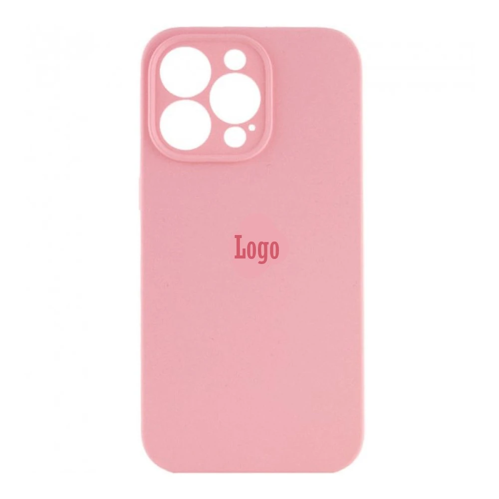 Чохол Silicone Case Full Camera Protective (AA) iPhone 13 Pro Max (candy pink)