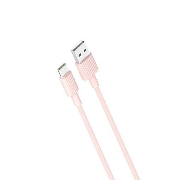 Кабель XO Lightning NBQ156 2.4A/1m Pink