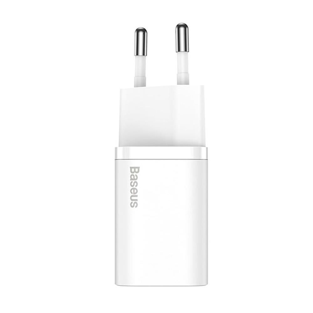 МЗП Baseus Super Si Pro Quick Charger Type-C+USB 30W Білий