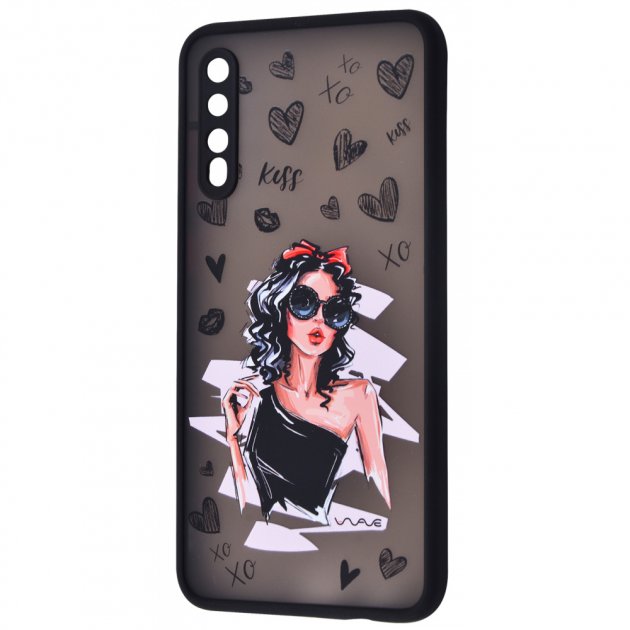 Чохол WAVE Cartoon Case (PC+TPU) Samsung Galaxy A30s/A50 (A307F/A505F) (little black dress)