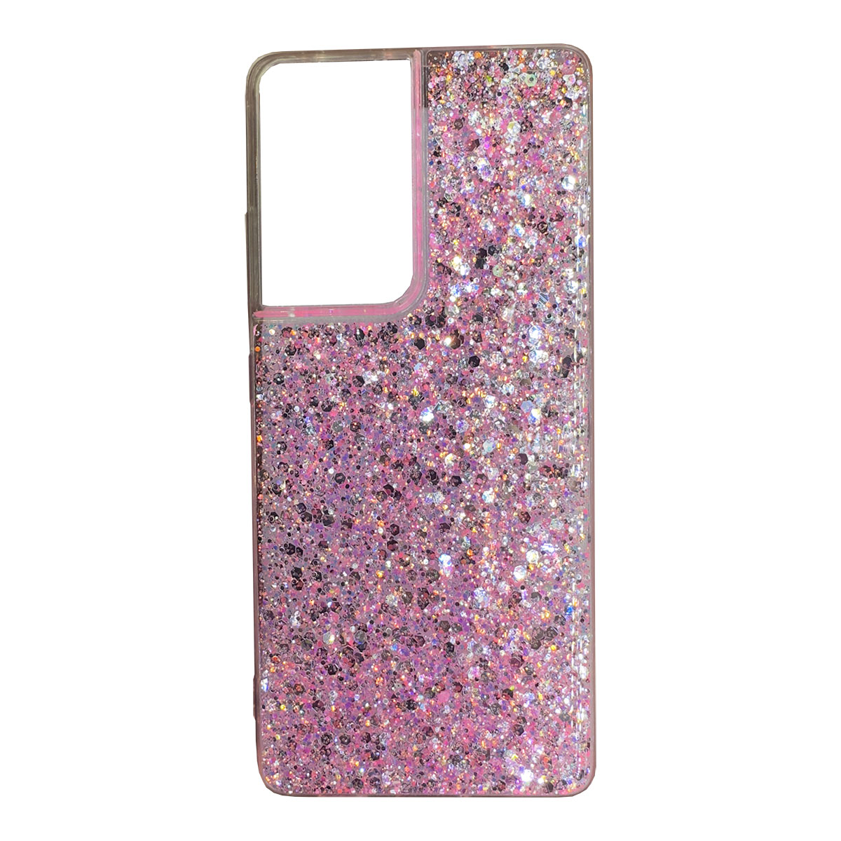 Чохол MaiKai Glitter для Samsung S23 5G (рожевий)