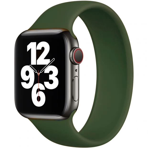 Ремінець Silicone Solo Loop для Apple Watch 42/44mm (S) - Green
