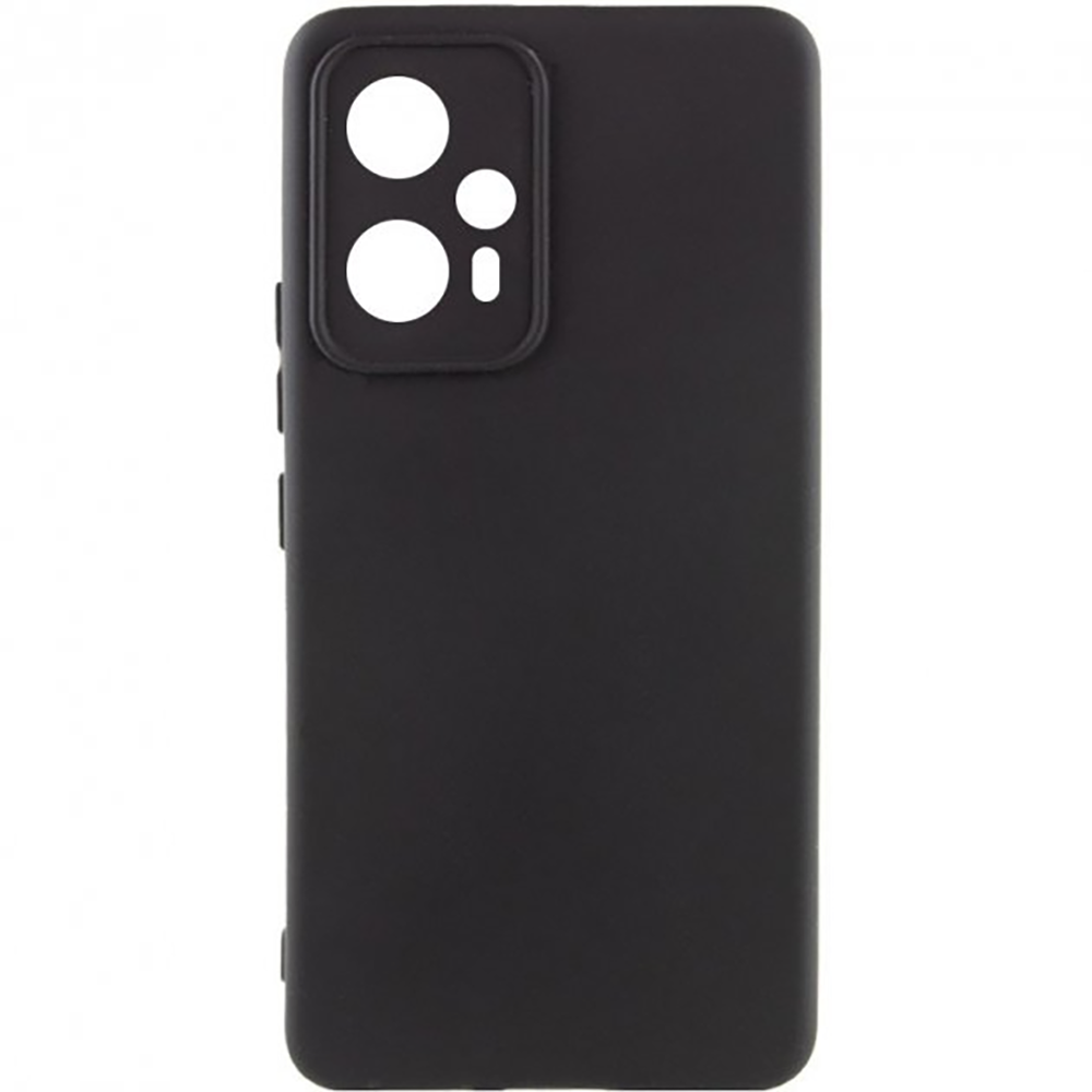 Чохол Silicone Cover Lakshmi Full Camera (A) для Xiaomi Poco F5/Note 12 Turbo (Чорний/Black)