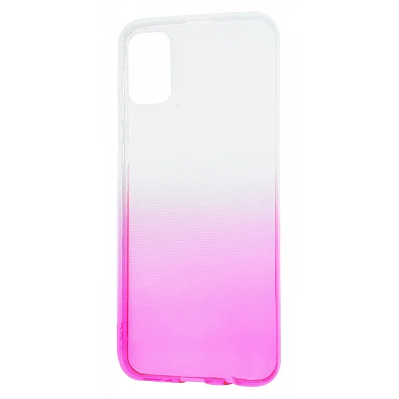 Чохол силіконовий Gradient 0.5mm для Samsung Galaxy M31s - White/Pink