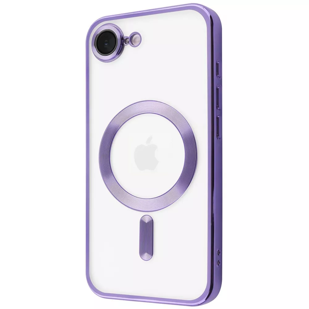 Чохол Metal Matte Case with Magnetic Ring iPhone 16e (світло-фіолетовий)