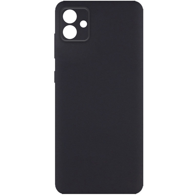 Чохол Silicone Case Full Camera (AA) для Samsung A04 (чорний)