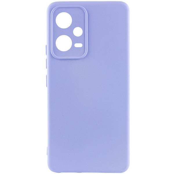 Чохол Silicone Cover Lakshmi Full Camera (A) для Xiaomi Poco X5 5G/Note 12 5G (Бузковий/Dasheen)