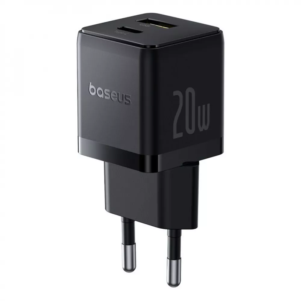 МЗП Baseus Palm Fast Charger Type-C+USB 20W (чорний)