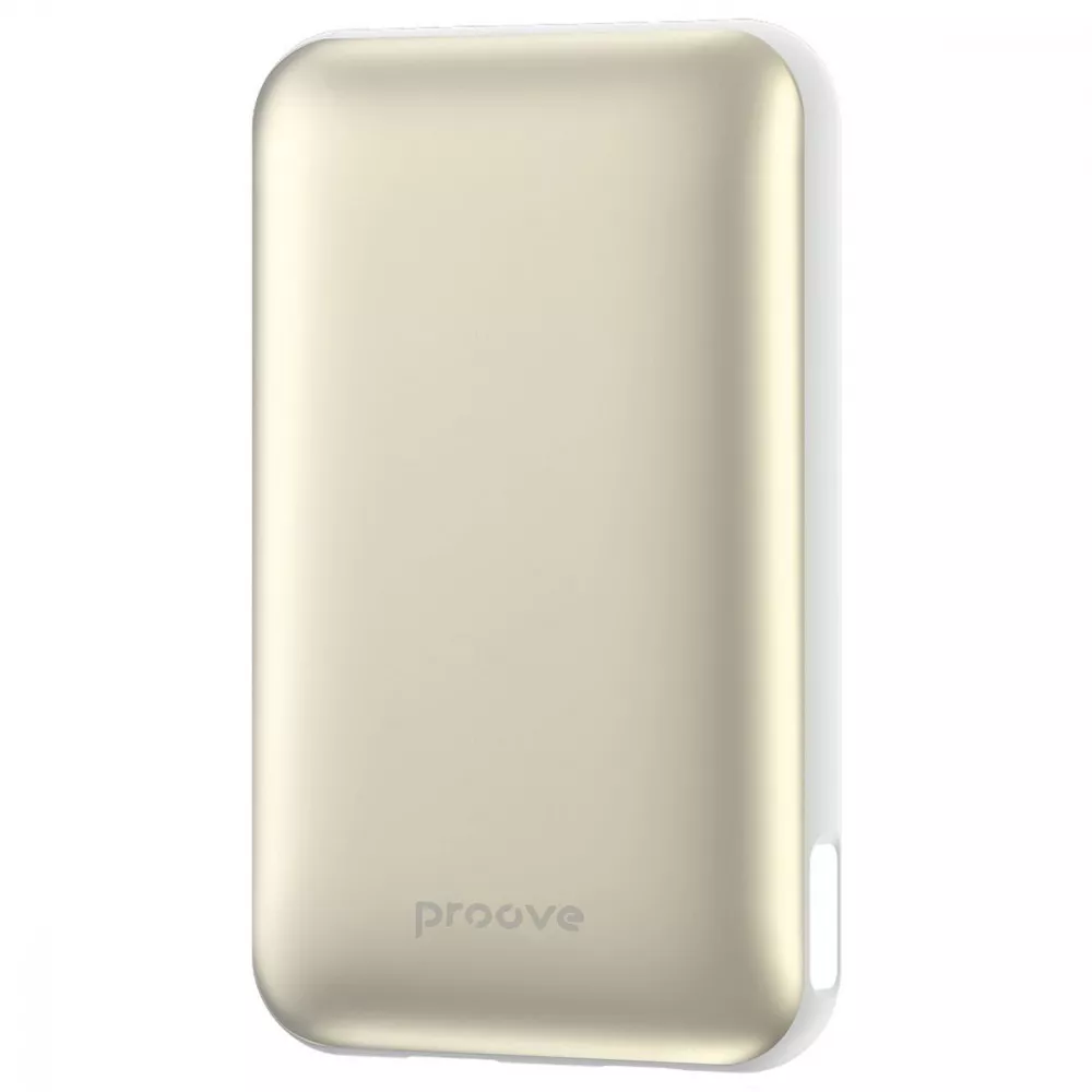 Портативна батарея Proove Vibe Energy Plus 22.5W 10000mAh (білий/золотий)