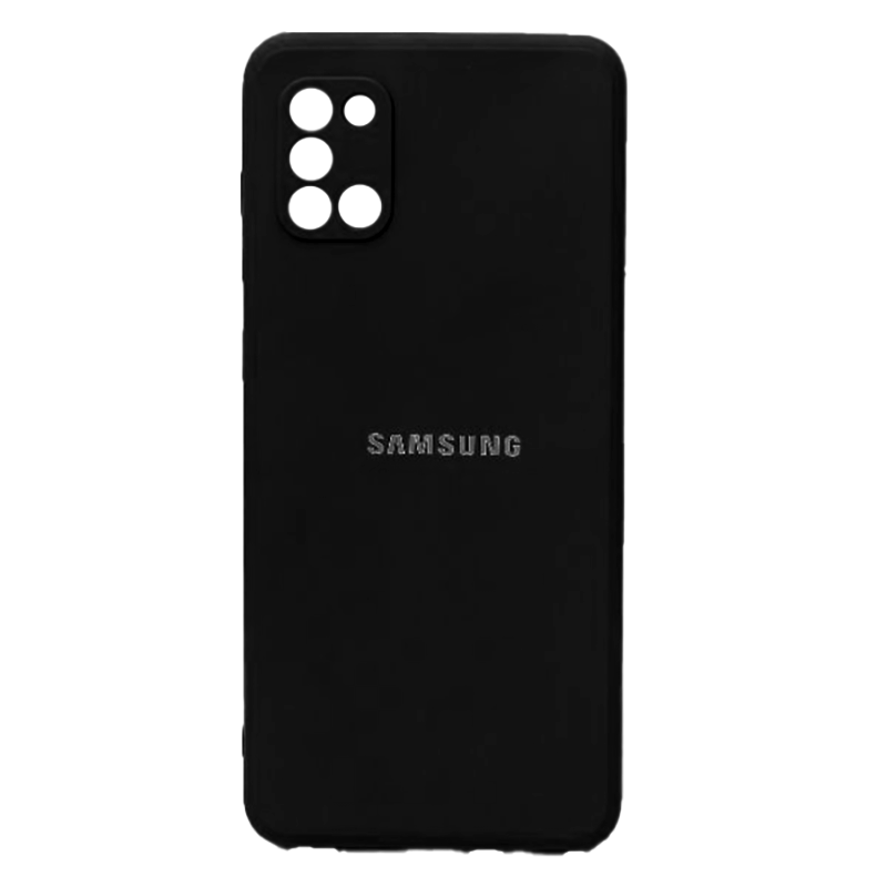 Чохол Silicone Case для Samsung A31 Black (OEM)