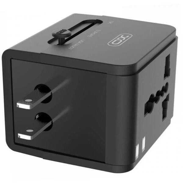 МЗП Adapter XO WL-01 EU-US-UK Black