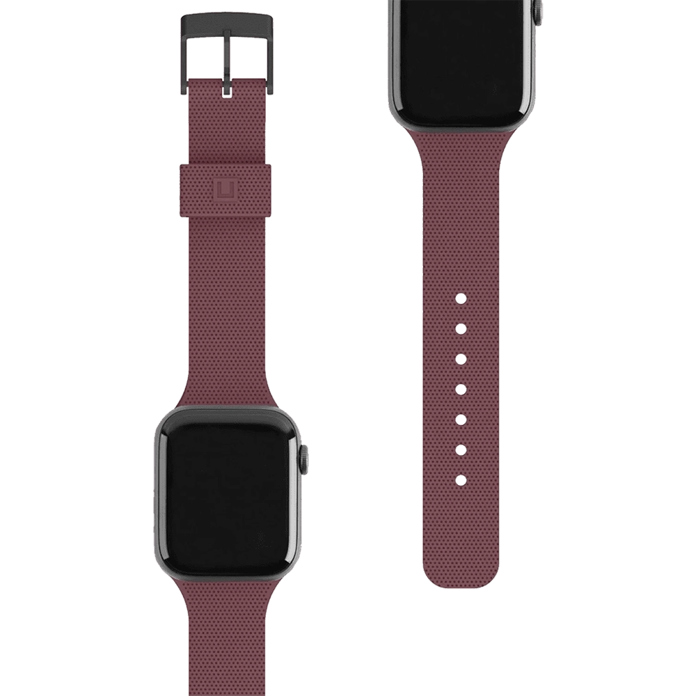 Ремінець UAG [U] для Apple Watch 42/44 Dot Silicone, Aubergine