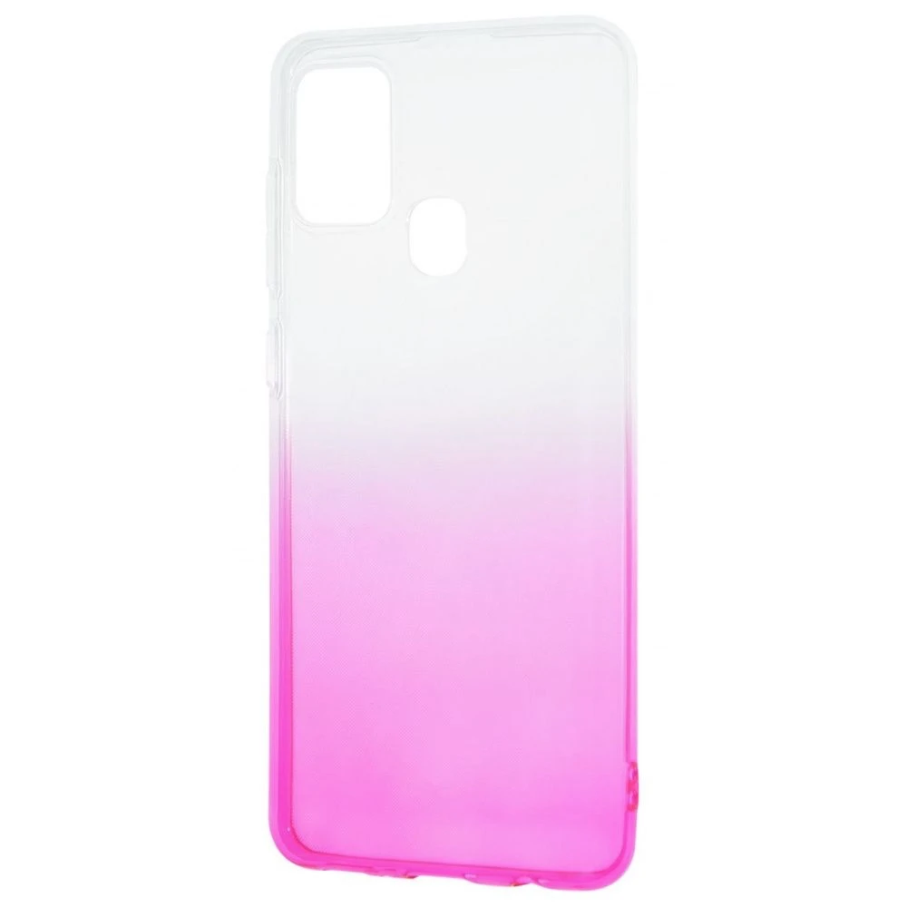 Чохол Силикон 0.5 mm Gradient Design Samsung Galaxy M21/M30s (white/pink)