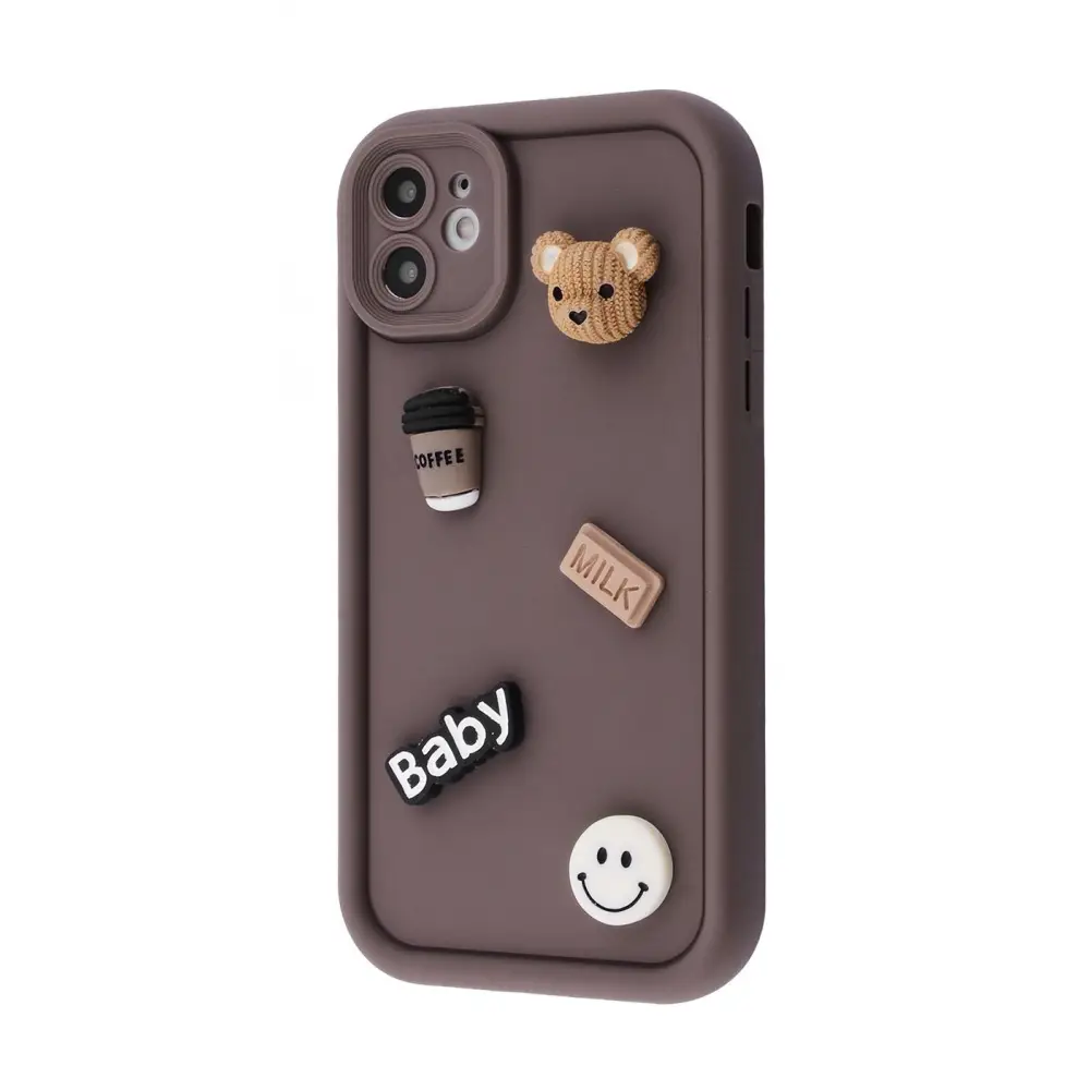 Чохол Pretty Things Case iPhone 12 (brown/bear)