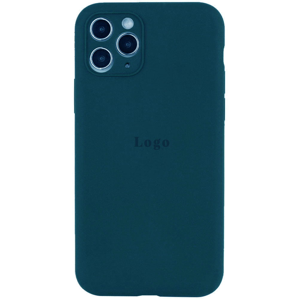 Чохол Silicone Case for iPhone 11 Pro Max (With Camera Lens Protection) - Cosmos Blue