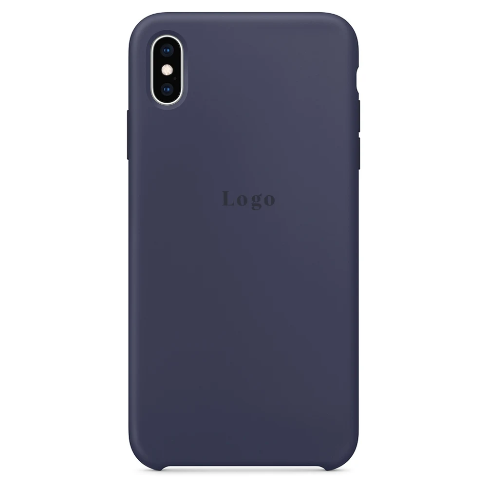 Чохол MaiKai Silicone для iPhone Xs Max - Midnight Blue