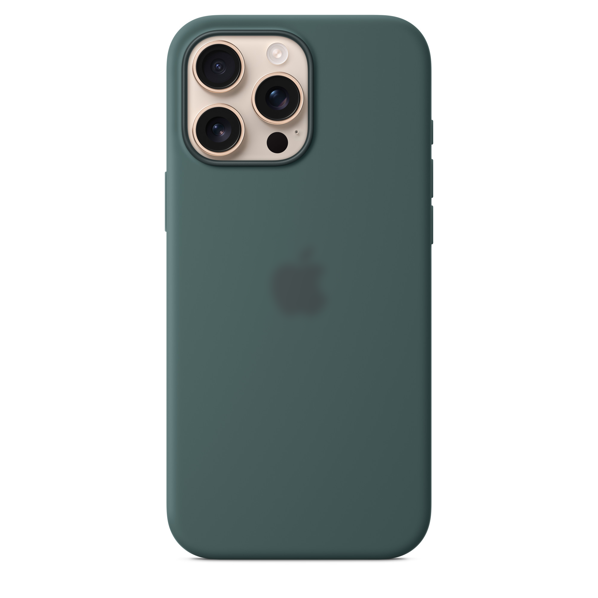 Чохол Silicone case (AAA) full with Magsafe and Animation для Apple iPhone 16 Pro (Lake Green)