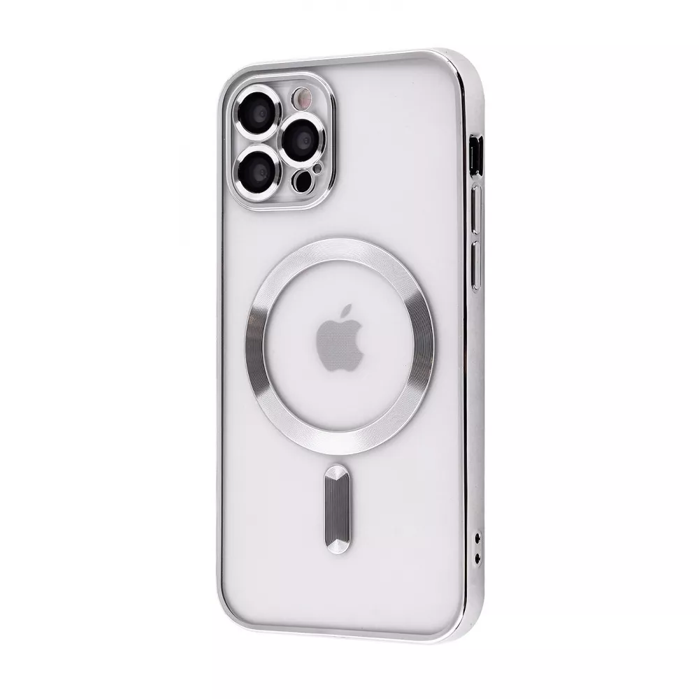 Чохол Metal Matte Case with Magnetic Ring iPhone 12 Pro (срібний)