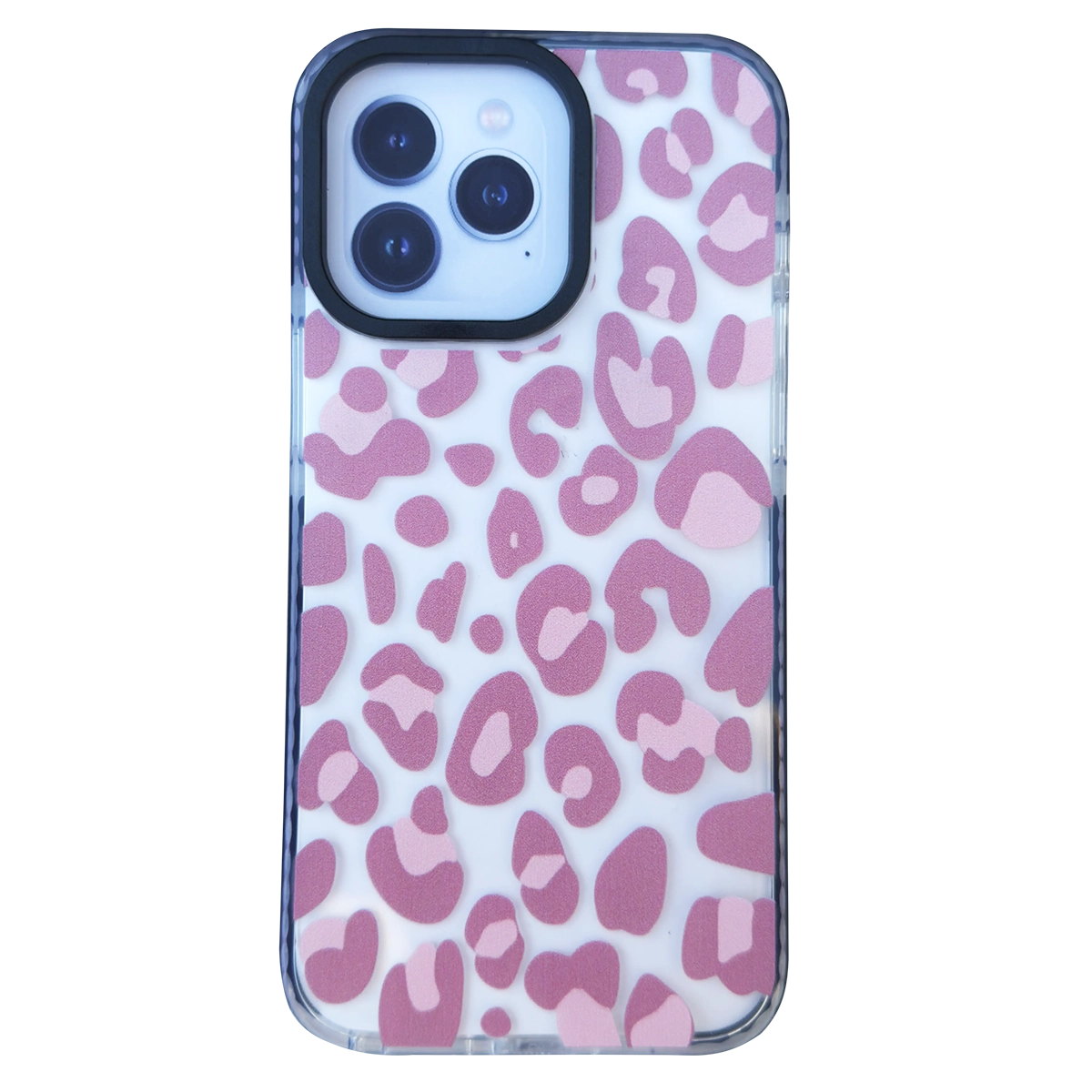Чохол MaiKai Glass Case для iPhone 16 Plus (Pink Leopard)