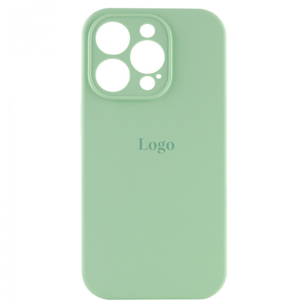 Чохол Silicone Case Full Camera Protective (AA) iPhone 14 Pro Max (Pistachio)