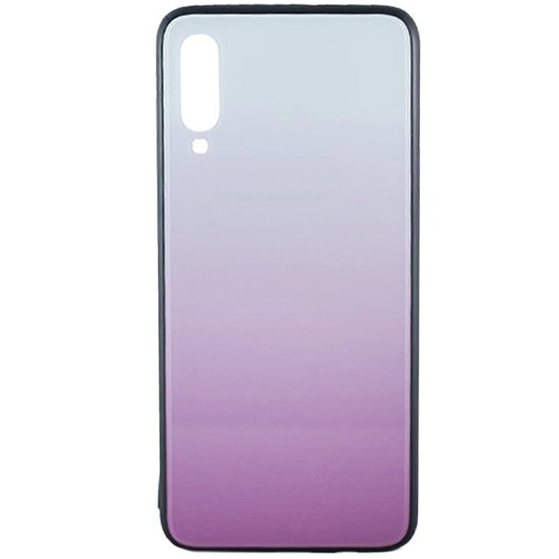 Чохол MiaMi Glass Case Gradient для Samsung A70 (A705) - Light Pink