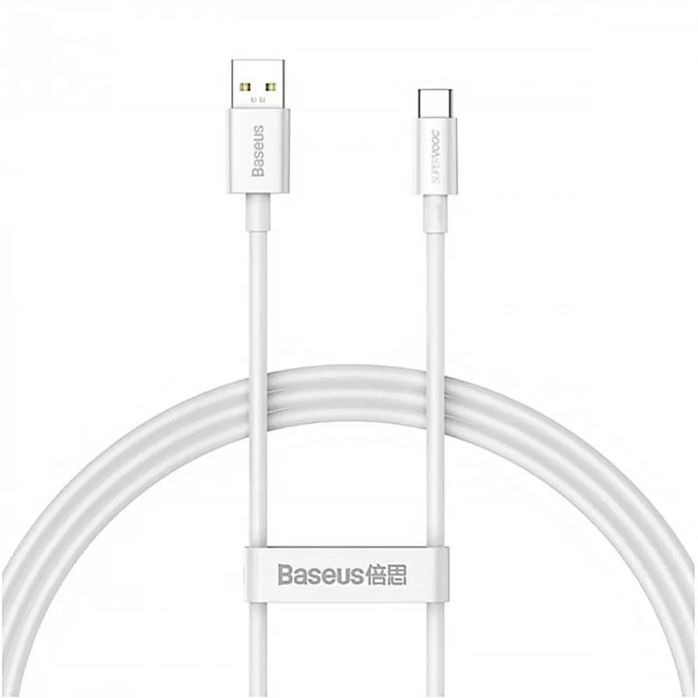 Кабель Baseus Superior Series Fast Charging Data Type-C 100W (2m) (білий)