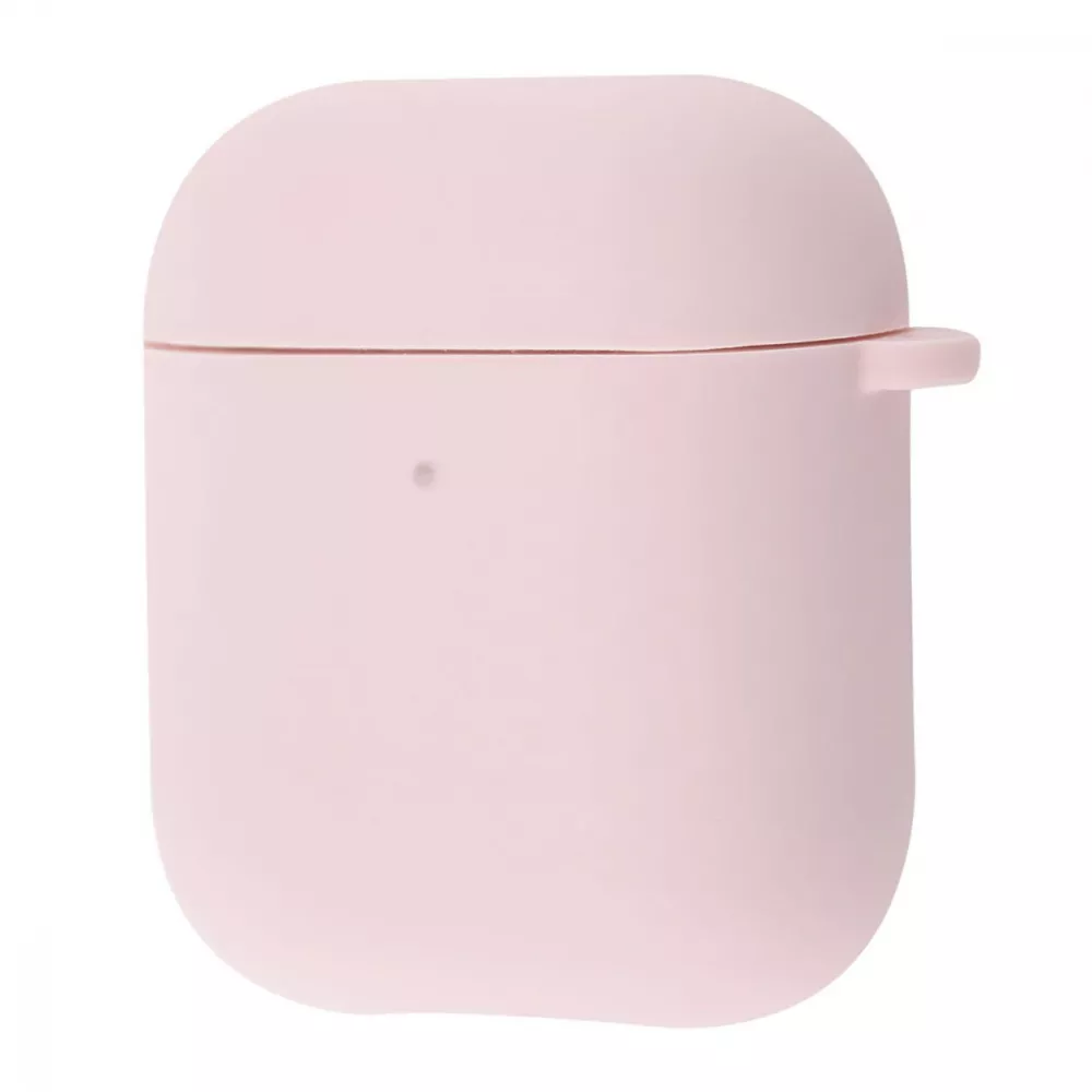 Чохол Silicone Case Full for AirPods 1/2 (рожевий пісок)