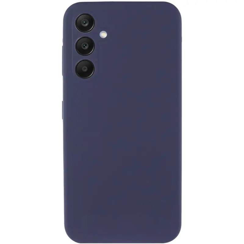 Чохол Silicone Cover Lakshmi Full Camera (AAA) для Xiaomi Redmi 15 (EU) (Темно-синій/Midnight blue)