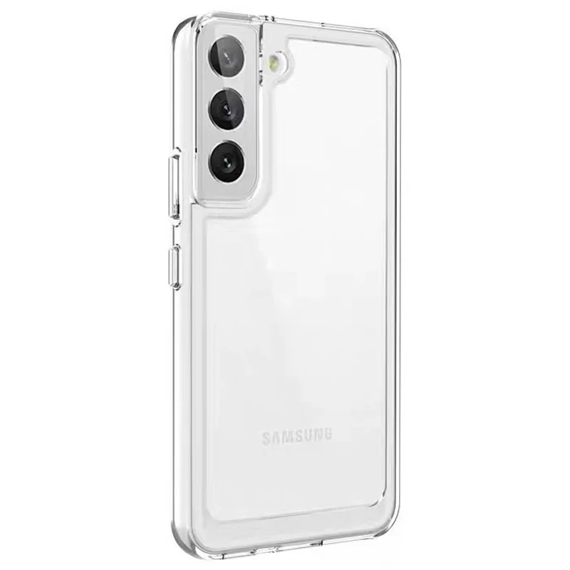 Чохол TPU+PC Clear 2.0 mm metal buttons для Samsung Galaxy S22 Plus (Прозорий)