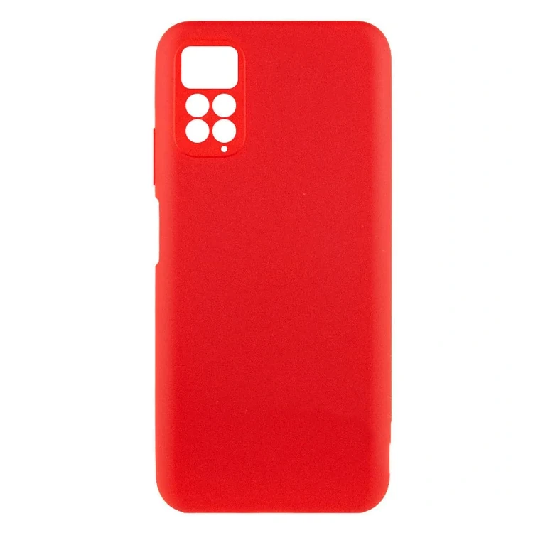 Чохол Silicone Cover Full Camera (AA) для Xiaomi Redmi Note 11 (Червоний/Red)