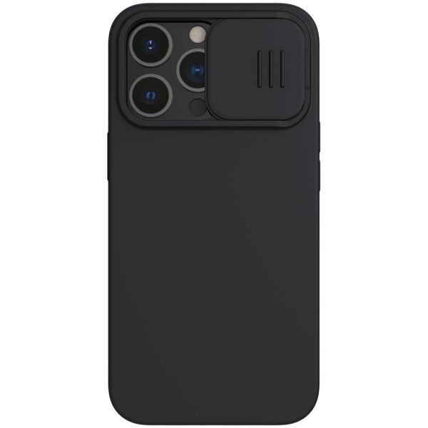 Чохол Nillkin CamShield Silky Silicone для iPhone 13 Pro (6.1') (Чорний)