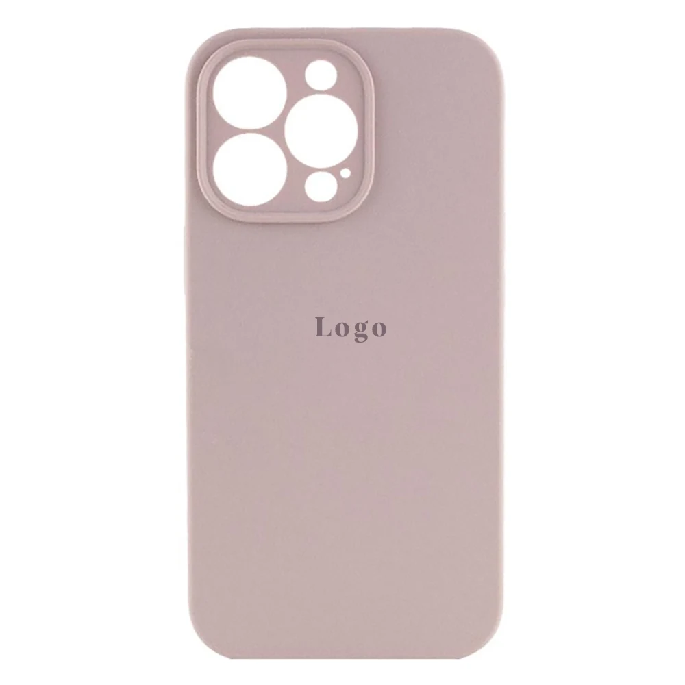 Чохол Silicone Case Full Camera Protective (AA) iPhone 13 Pro Max (Лавандовий/Lavender Grey)