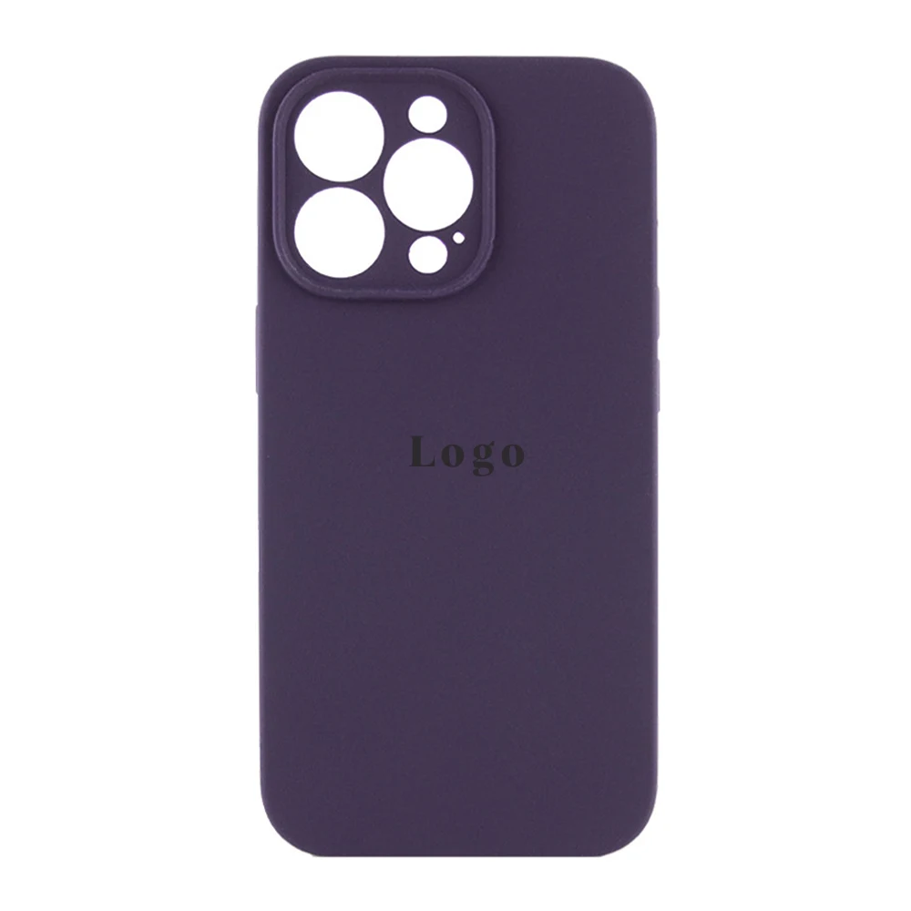 Чохол Silicone Case Full Camera Protective (AA) iPhone 13 Pro (Фіолетовий/Elderberry)
