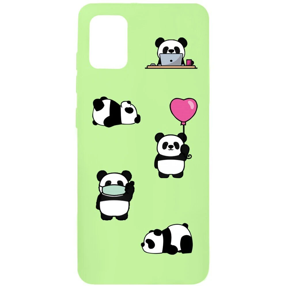 Чохол MiaMi Cartoon for Samsung A515 (A51-2020) Green Panda