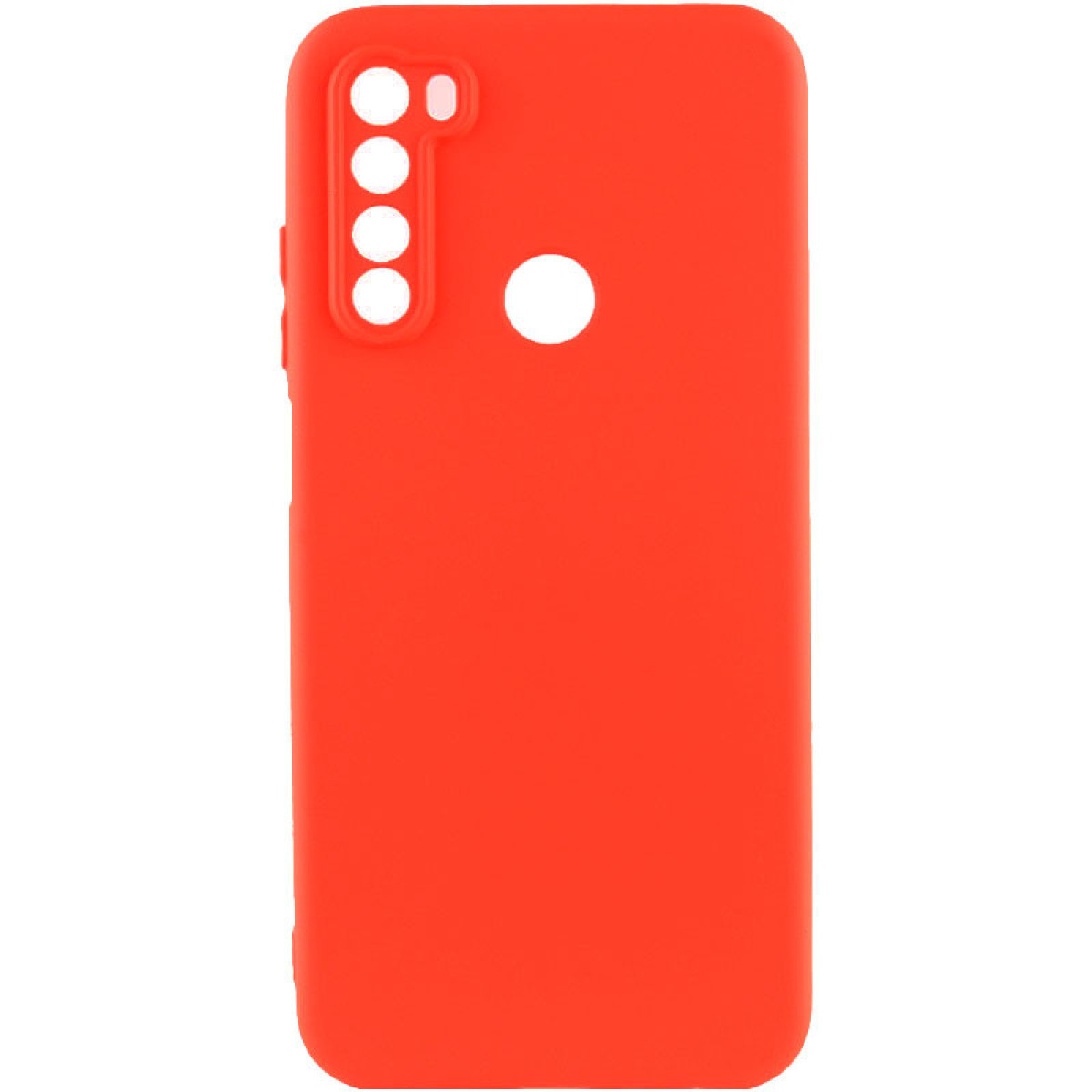 Чохол Silicone Cover Lakshmi Full Camera (A) для Xiaomi Redmi Note 8T (Червоний/Red)