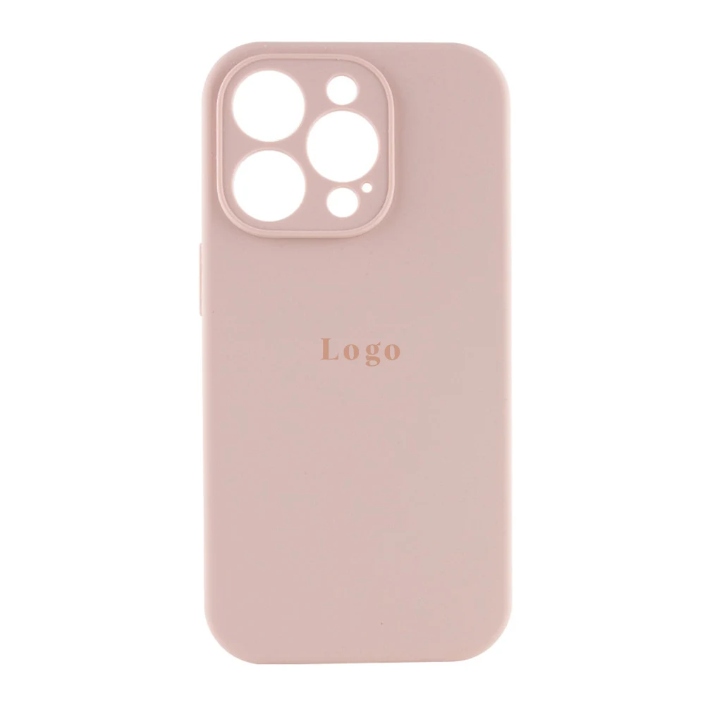Чохол Silicone Case Full Camera Protective (AA) iPhone 13 Pro (Рожевий/Pink Sand)