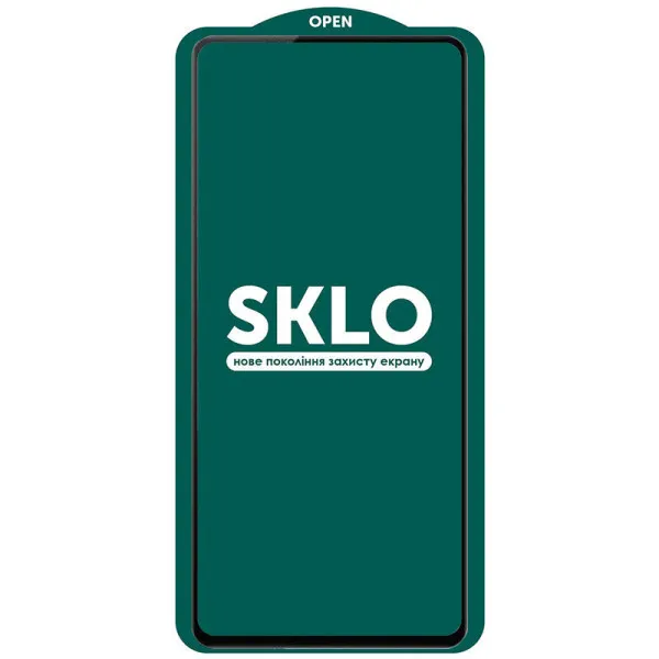 Захисне Скло SKLO 5D Full Glue для Samsung Galaxy S23 Plus (Black)