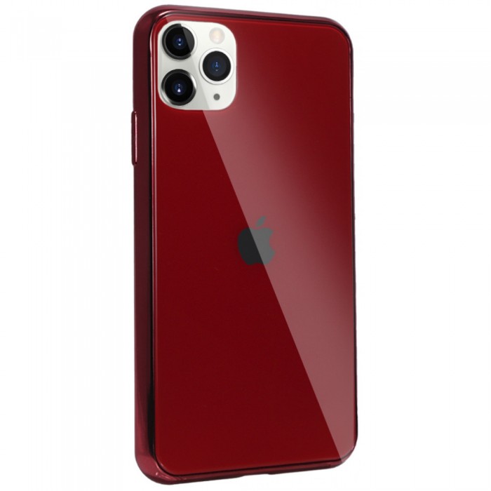 Чохол Glass+TPU Case для iPhone 11 Pro Red