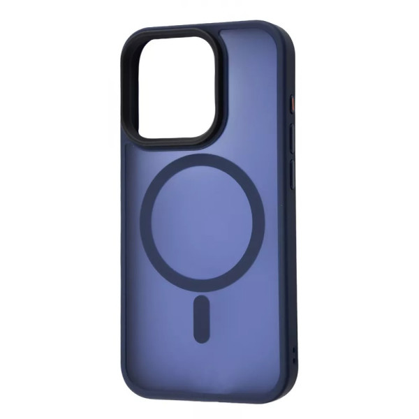 Чохол MaiKai Matte Colorful Case для iPhone 15 (Темно-синій)