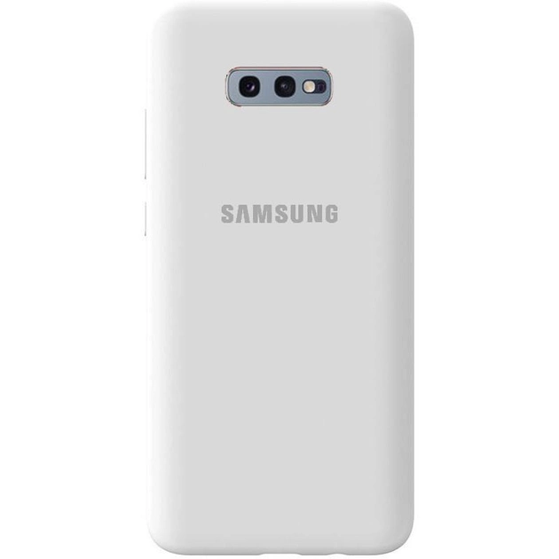 Чохол Silicone Case для Samsung G970 (S10e) - White