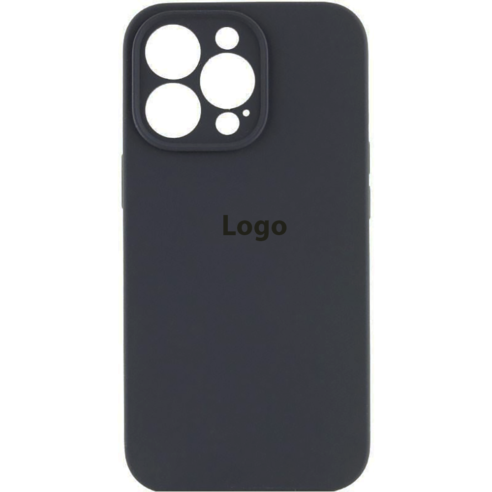 Чохол Silicone Case Full Camera Protective (AA) iPhone 14 Pro Max (Dark Grey)