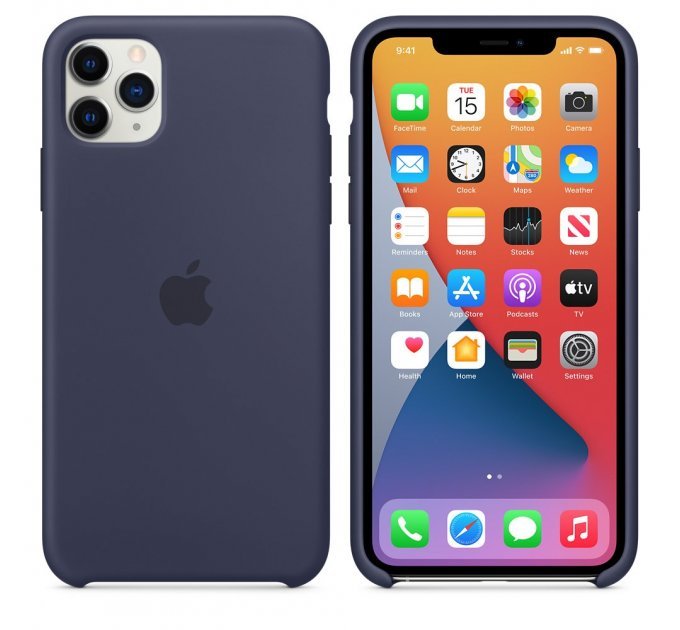 Чохол MaiKai Silicone для iPhone 11 - Midnight Blue