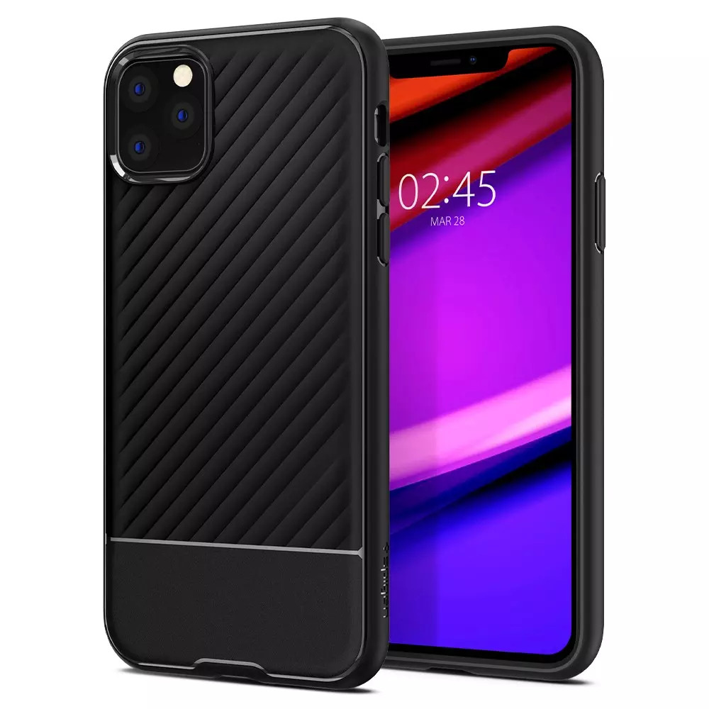 Чохол бампер Spigen Core Armor Case for iPhone 11 Pro Black