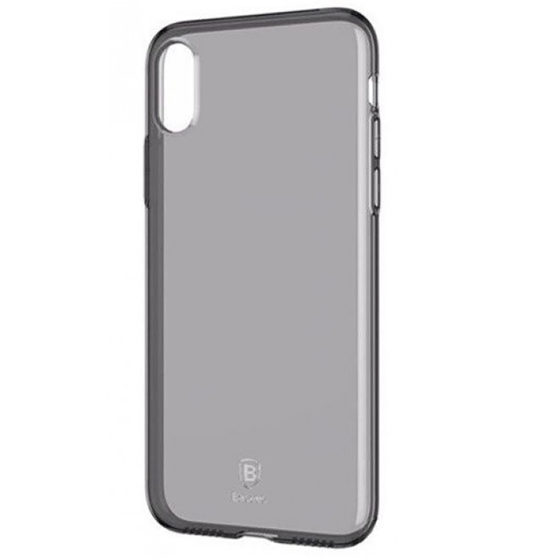 Чохол Baseus Simple Series Case (Anti-fall TPU) for iPhone X Transparent Black