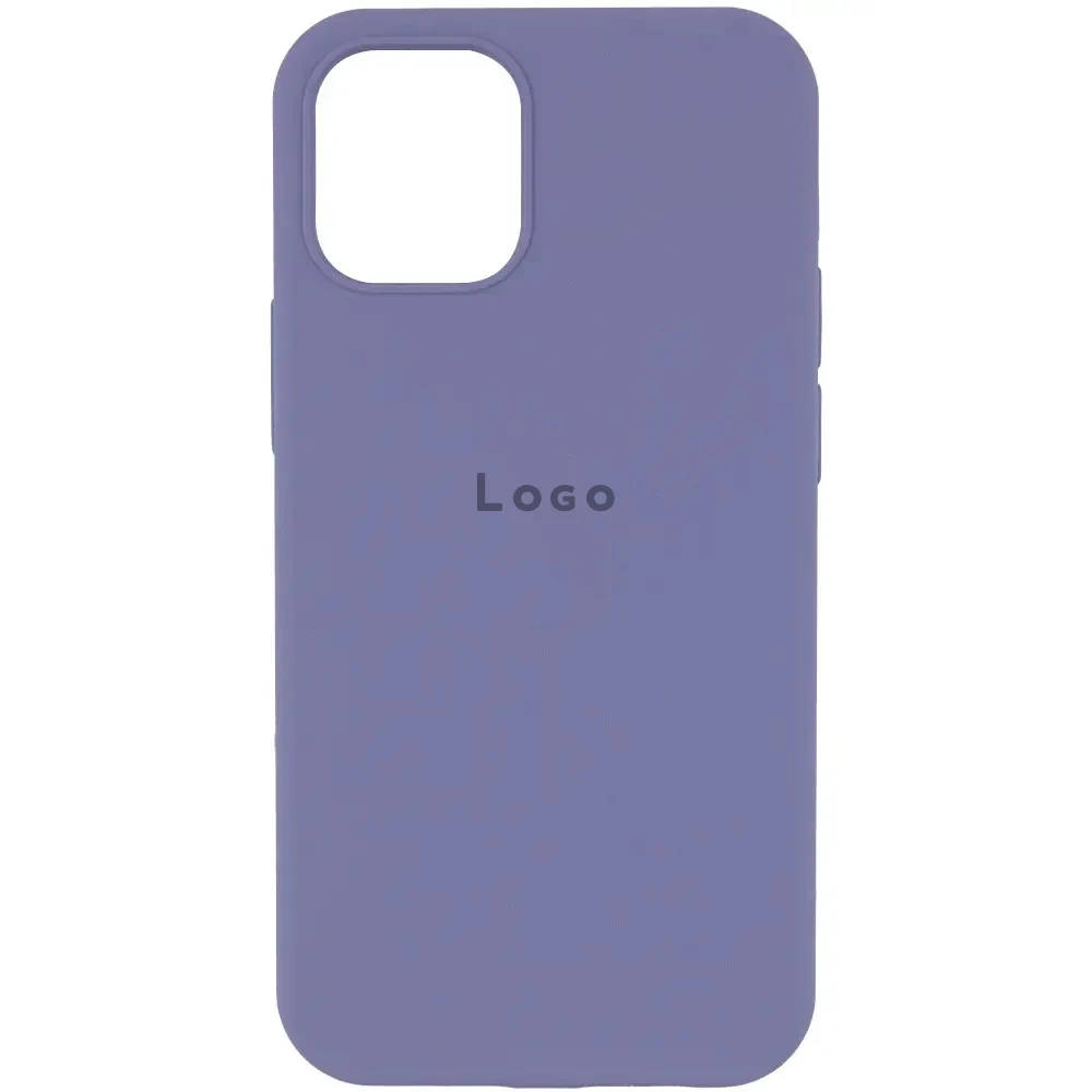 Чохол Silicone Case Full Cover iPhone 13 (lavender gray)